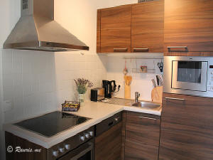 Kitchen area.